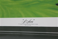 Augusta National Golf Club Azalea Alan Zuniga Ltd Ed 683/1992 Print - Framed