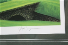 Augusta National Golf Club Azalea Alan Zuniga Ltd Ed 683/1992 Print - Framed