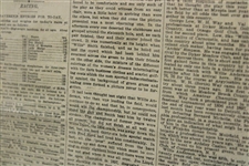 1899 New York Daily Tribune with Willie Smith Wins US Open at Baltimore CC Article