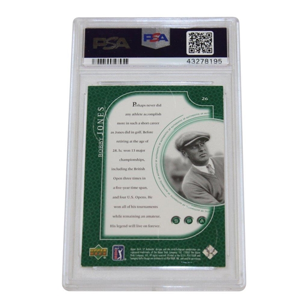 Bobby Jones 2001 SP Authentic Golf Card #26 PSA 8.5 NM-MT+ #43278195