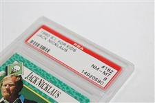 1990 Jack Nicklaus S.I. For Kids #182 Golf Card PSA 8 NM-MT #14920580