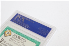 1990 Jack Nicklaus S.I. For Kids #182 Golf Card PSA 8 NM-MT #14920580