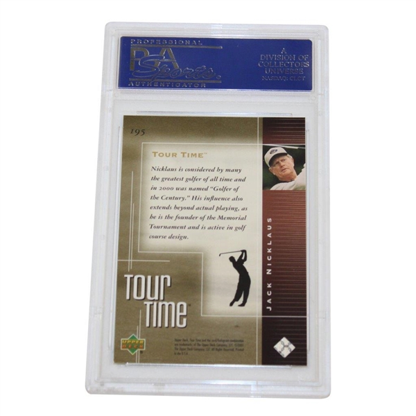 Jack Nicklaus 2001 Upper Deck Golf Card #195 PSA 9 MINT #14920586