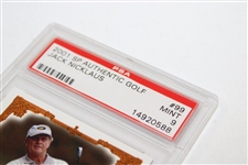 Jack Nicklaus 2001 SP Authentic Golf Card #99 PSA 9 MINT #14920588