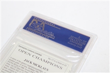 Jack Nicklaus 1993 Gameplan Leisure Open Champions Golf Card #17 PSA 8 NM-MT #15780531