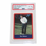 Tom Watson 1989 Miller Press PGA Hand Cut Golf Card PSA 6 EX-MT #46458351