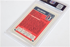 Tom Watson 1989 Miller Press PGA Hand Cut Golf Card PSA 6 EX-MT #46458351