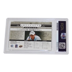 Collin Morikawa 2021 U.D Artifacts Black Golf Card #83 PSA 7 NM #65955515