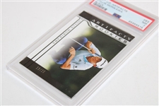 Collin Morikawa 2021 U.D Artifacts Black Golf Card #83 PSA 7 NM #65955515