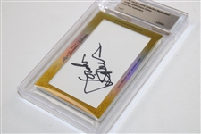 Jordan Spieth & Jason Dufner Signed 2014 Leaf Masterpiece PGA Tour Superstars Golf Card 1 of 1 Beckett #L23525
