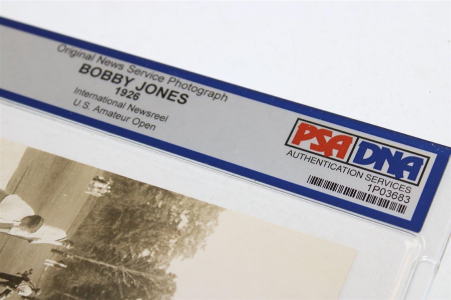 Bobby Jones 1926 Original Type 1 News Service Photograph International Newsreel U.S. Amateur Open PSA/DNA #1P03683