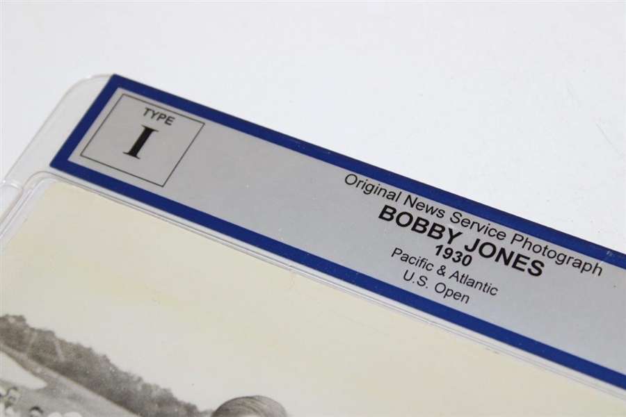 Bobby Jones 1930 Original News Service Photograph Pacific & Atlantic U.S. Open Type I PSA/DNA #1P03684