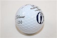Cam Smith Signed 150th 2022 Open Championship Logo Ball JSA ALOA