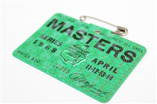 1968 Masters Tournament SERIES Badge #22315 - Bob Goalby Winner
