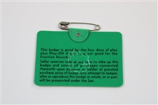 1968 Masters Tournament SERIES Badge #22315 - Bob Goalby Winner