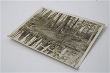 1930's Augusta National GC Original Photo of Pond/Lake on Future Construction Site of Hole #8
