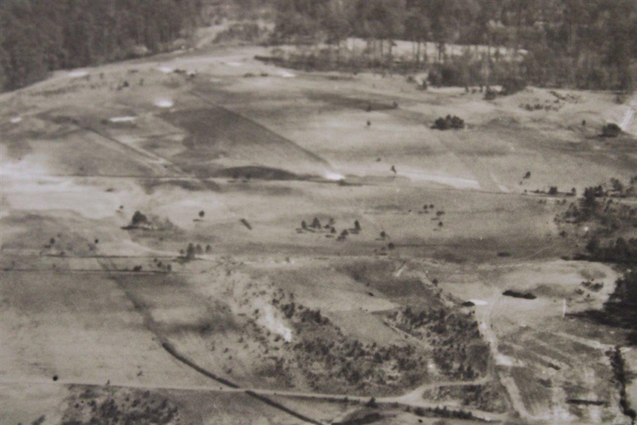 1930's Augusta National Golf Club Original Aerial Photo of 13th & 14th Fairways Under Construction