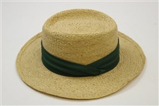 Masters Tournament Biltmore Straw Hat with Pine Green Band - L/XL