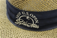 2001 US Open at Southern Hills Cali Fame Straw Hat with Navy Band - One Size Fits Most