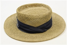 2001 US Open at Southern Hills Cali Fame Straw Hat with Navy Band - One Size Fits Most