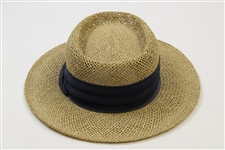 2001 US Open at Southern Hills Cali Fame Straw Hat with Navy Band - One Size Fits Most
