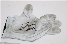 Stricker, Sheehan, Perry, Haas & Colbert Signed Personal Golf Gloves JSA ALOA