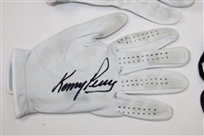 Stricker, Sheehan, Perry, Haas & Colbert Signed Personal Golf Gloves JSA ALOA