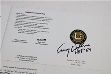 David Graham, Lanny Wadkins & Bernhard Langer Signed Urbana CC Official Scorecards JSA ALOA