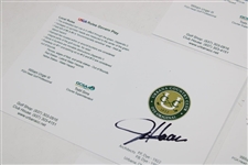 JC Snead, Johnny Miller, Jay Haas & Gary McCord Signed Urbana CC Official Scorecards JSA ALOA