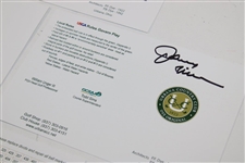 JC Snead, Johnny Miller, Jay Haas & Gary McCord Signed Urbana CC Official Scorecards JSA ALOA
