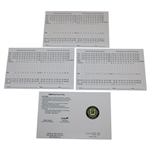 JC Snead, Johnny Miller, Jay Haas & Gary McCord Signed Urbana CC Official Scorecards JSA ALOA