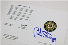 Curtis Strange, Ray Floyd & Mark O'Meara Signed Urbana CC Official Scorecards JSA ALOA
