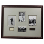 Tony Lema Signed 1964 British Open Framed Photo Display JSA ALOA