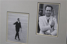Tony Lema Signed 1964 British Open Framed Photo Display JSA ALOA