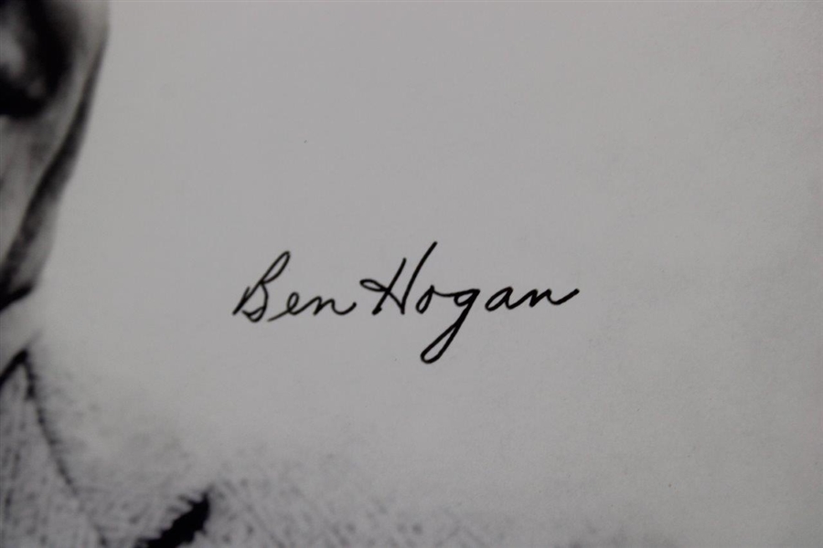 Ben Hogan Signed 1953 British Open Carnoustie Framed Display JSA ALOA