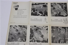 1950 US Open Championship at Merion Golf Club Newsweek Hole-by-Hole Description Foldout