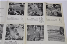 1950 US Open Championship at Merion Golf Club Newsweek Hole-by-Hole Description Foldout