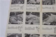 1950 US Open Championship at Merion Golf Club Newsweek Hole-by-Hole Description Foldout