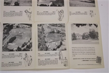 1950 US Open Championship at Merion Golf Club Newsweek Hole-by-Hole Description Foldout