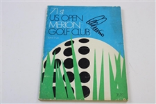 Champs Trevino, Graham & Pate Signed 1971, 1975 & 1976 US Open Programs JSA ALOA