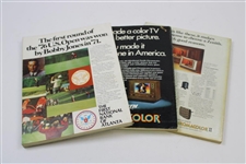 Champs Trevino, Graham & Pate Signed 1971, 1975 & 1976 US Open Programs JSA ALOA