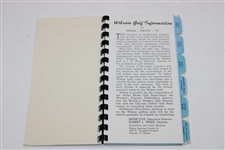 1956 Wilson Women's Golf Information Press Guide (Press, Radio, TV) - Babe, Berg, Rawls, & other