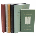 Six (6) Various 1990's Books On Wood Shafted Clubs by Pete Georgiady w/Signed Copies