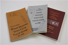 Six (6) Various 1990's Books On Wood Shafted Clubs by Pete Georgiady w/Signed Copies