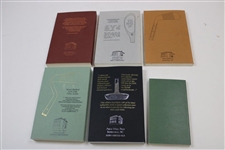 Six (6) Various 1990's Books On Wood Shafted Clubs by Pete Georgiady w/Signed Copies