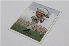 1931 Bobby Jones W.A. & A.C. Churchman's Prominent Golfers Card No. 5 of 12 Card Series