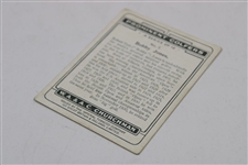 1931 Bobby Jones W.A. & A.C. Churchman's Prominent Golfers Card No. 5 of 12 Card Series