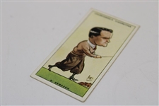 Gene (E. for Eugene) Sarazen Churchman's Prominent Golfers Card No. 35 of 50 Card Series