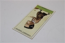 Gene (E. for Eugene) Sarazen Churchman's Prominent Golfers Card No. 35 of 50 Card Series