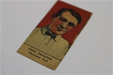 1921 Gene Sarazen W551 'Champion Golf' Hand Cut Golf Strip Rookie Card